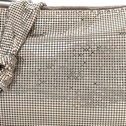 Jimmy Choo Metal Mesh Callie Tassel Shoulder Bag Silver 8 of 10