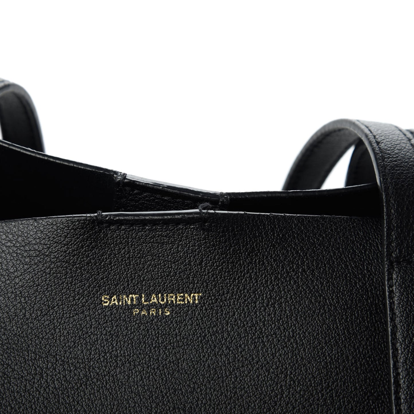 Calfskin Large Shopping Tote Black