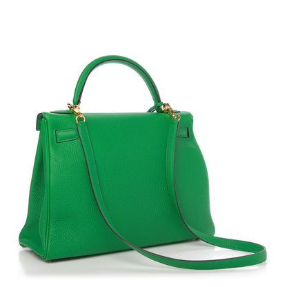 Hermes Togo Kelly Retourne 32 Bambou 4 of 10