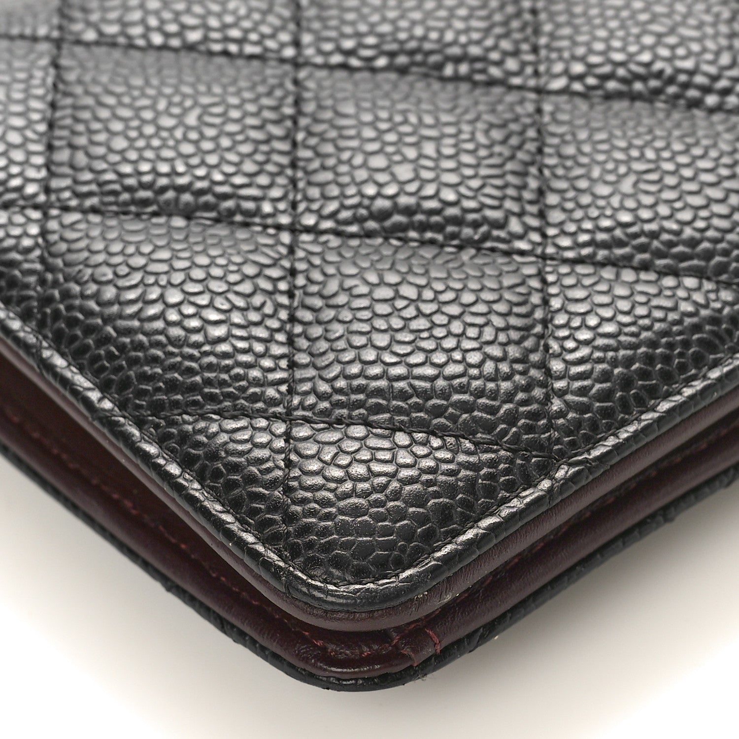 Chanel Caviar Quilted Yen Wallet Black 8 of 10
