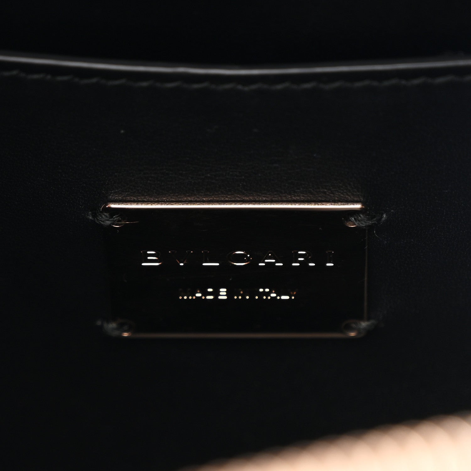 Bulgari Calfskin Matelasse Serpenti Cabochon Backpack Black 10 of 19