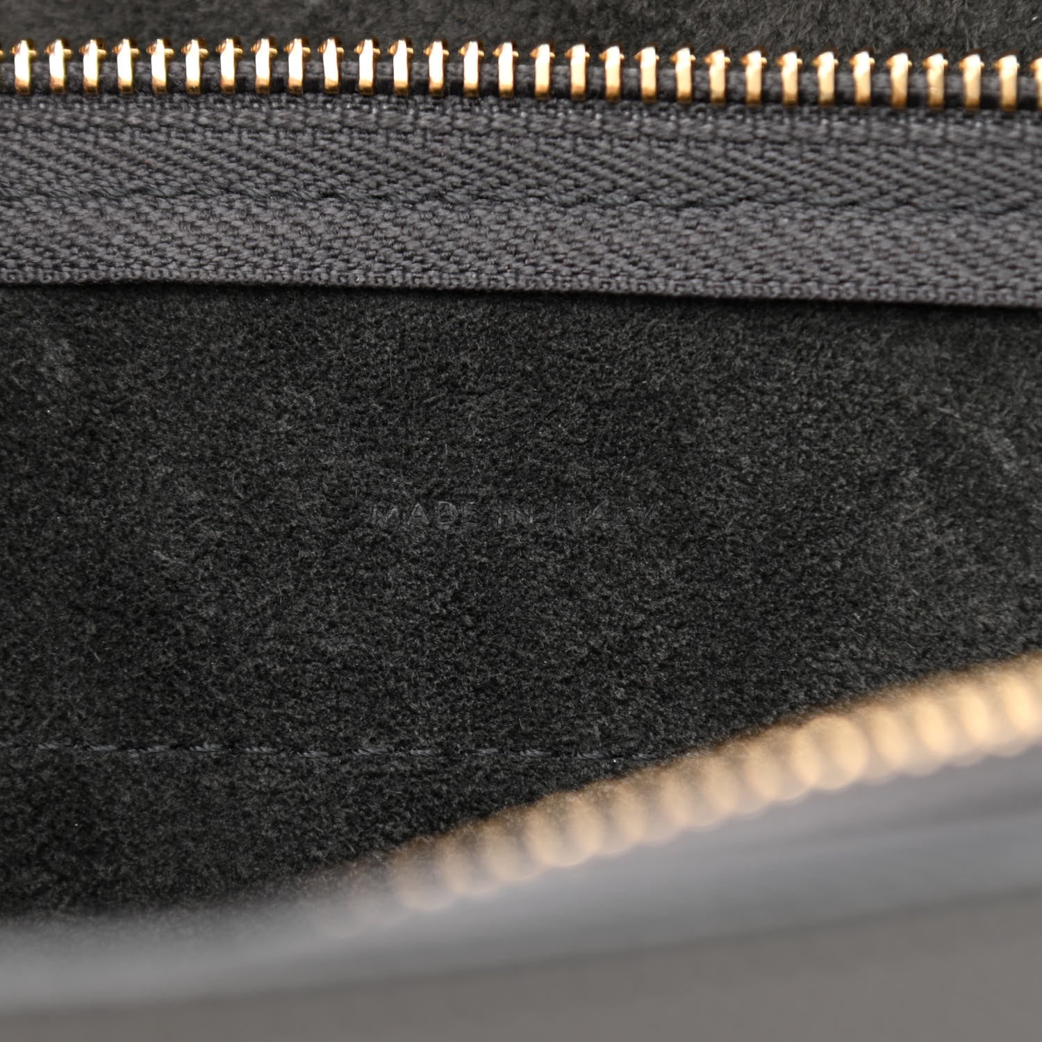 Celine Grained Calfskin Nano Belt Bag Grey 5 of 10