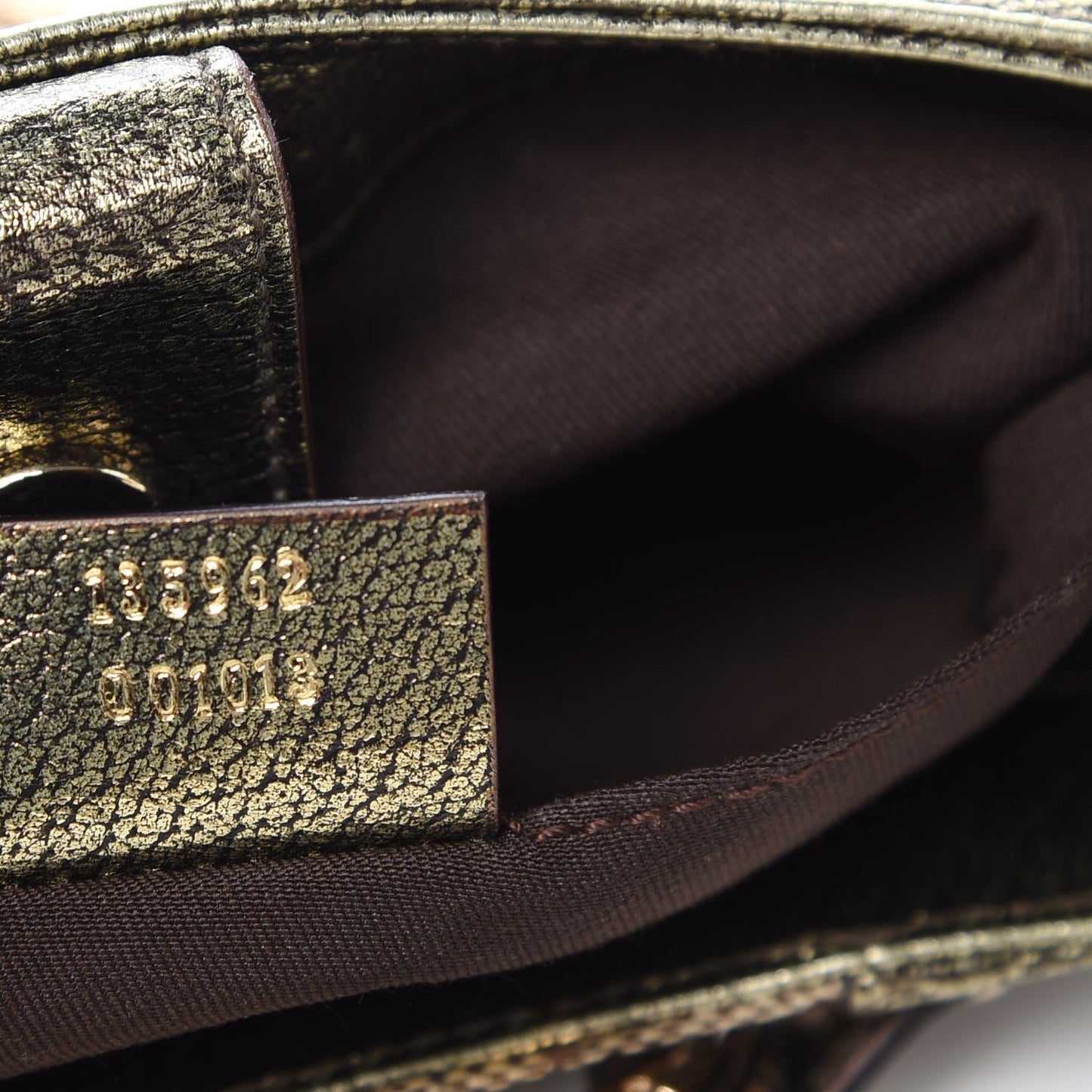 Monogram Bamboo Chain Tom Ford Shoulder Bag Metallic