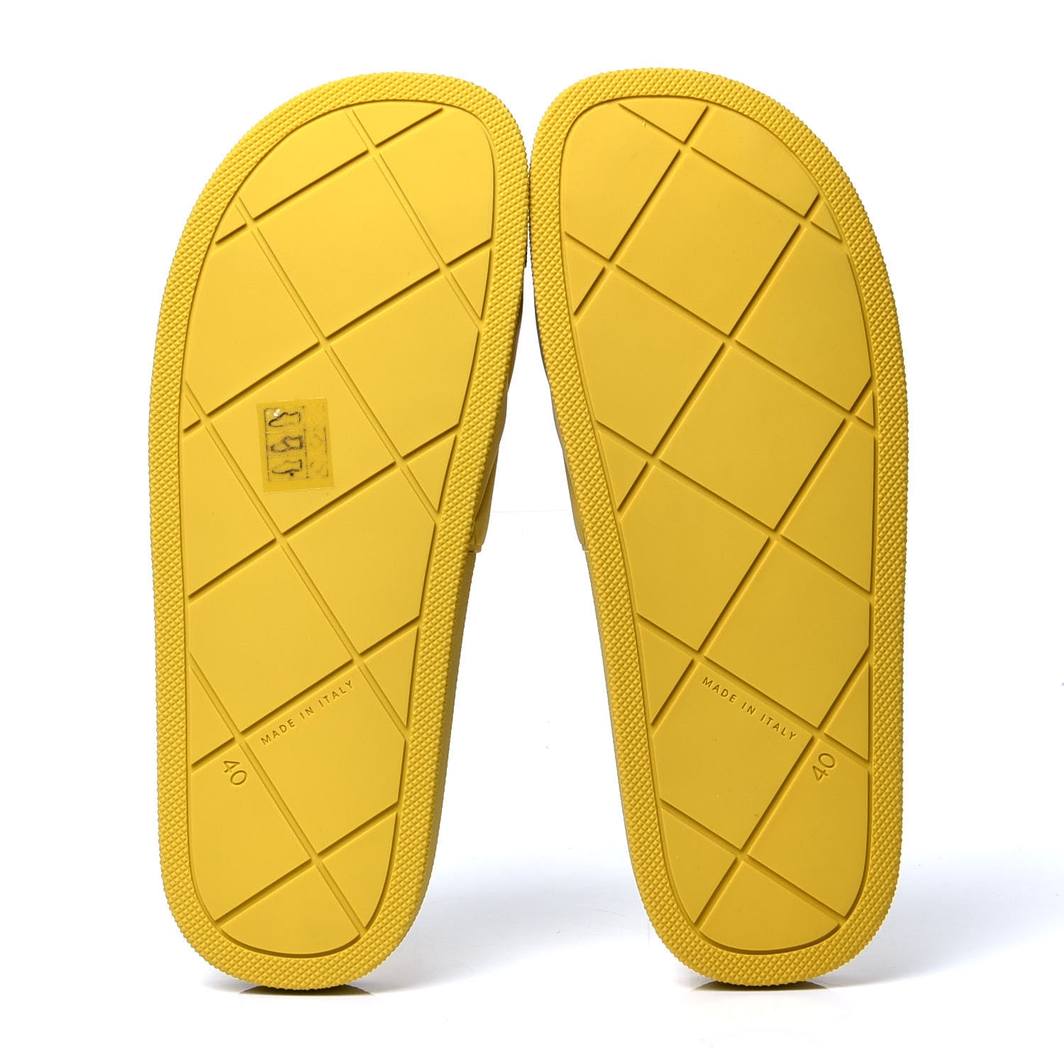 Bottega Veneta Rubber The Slider Sandals 40 Buttercup 5 of 6