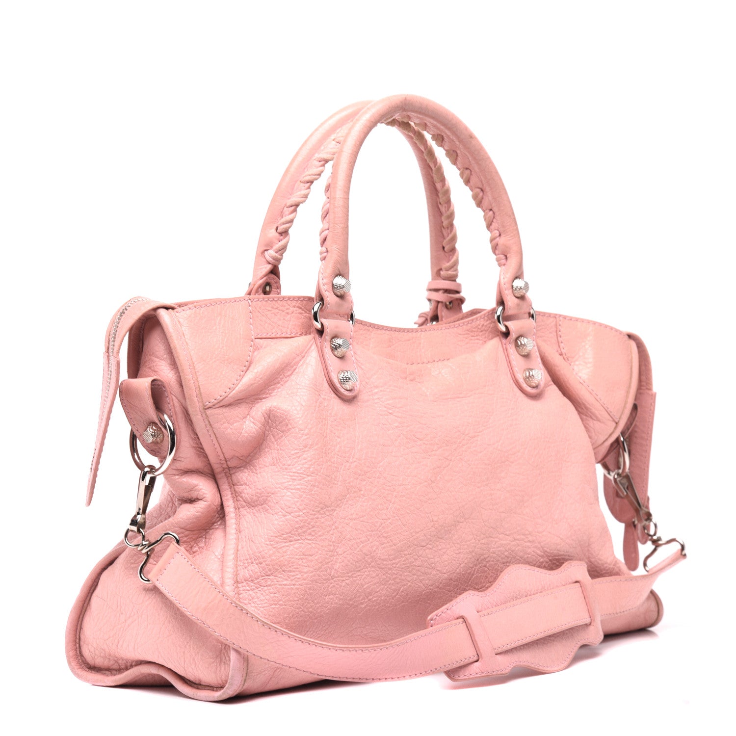 Balenciaga Agneau Giant 12 Silver Hardware City Rose Peche 3 of 11