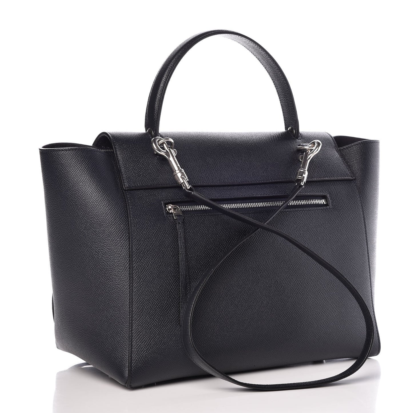 Grained Calfskin Mini Belt Bag Navy