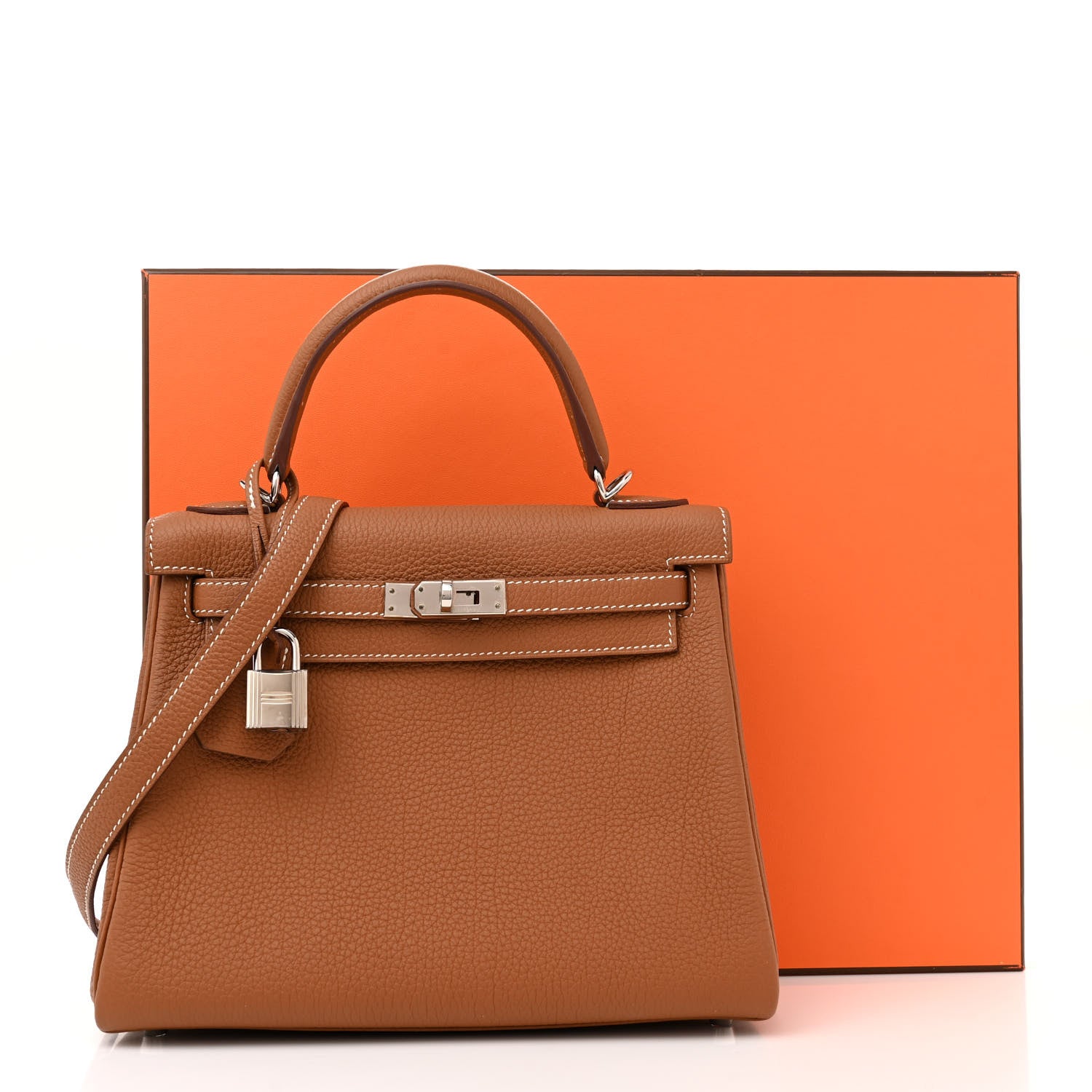 Hermes Togo Kelly Retourne 25 Gold 11 of 11