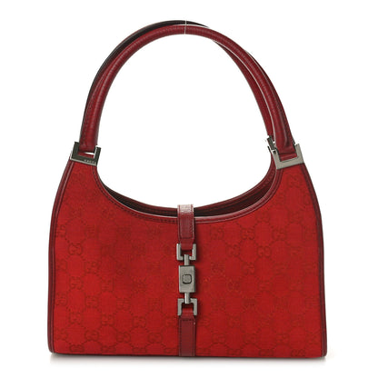 Gucci Monogram Small Bardot Bag Red 1 of 11