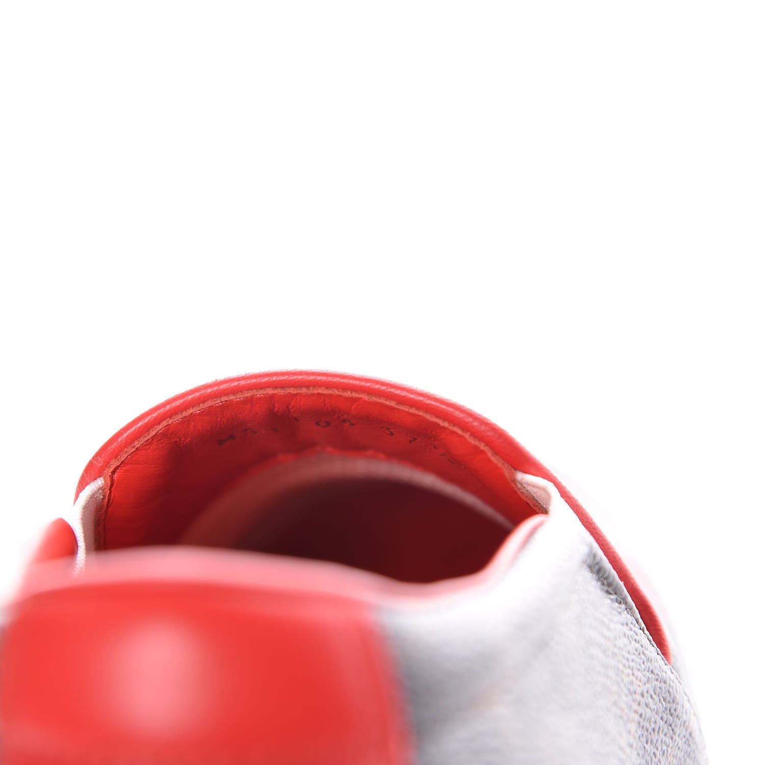 Louis Vuitton Monogram Frontrow Slip On Sneakers 37.5 Rouge 9 of 9