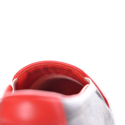 Louis Vuitton Monogram Frontrow Slip On Sneakers 37.5 Rouge 9 of 9
