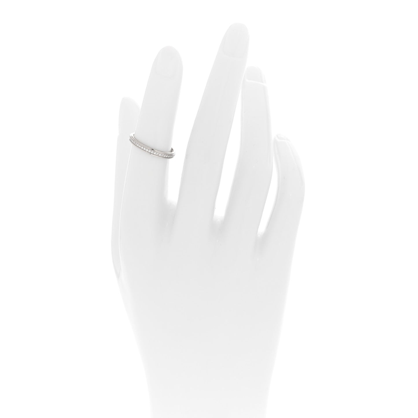 Platinum Diamond 2.3mm D'Amour Wedding Band Ring 49 4.75