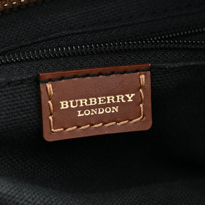 Burberry Haymarket Check Small Shoulder Bag Tan 6 of 10
