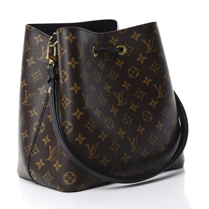Louis Vuitton Monogram Neonoe MM Black 3 of 10