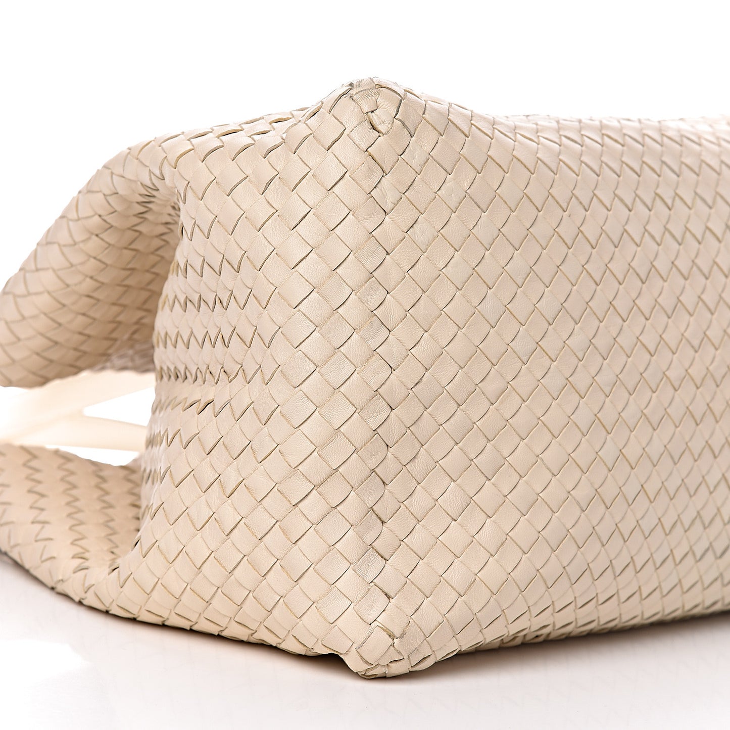 Nappa Intrecciato Large Cesta Tote White