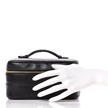 Chanel Calfskin Vanity Cosmetic Bag Black 2 of 20