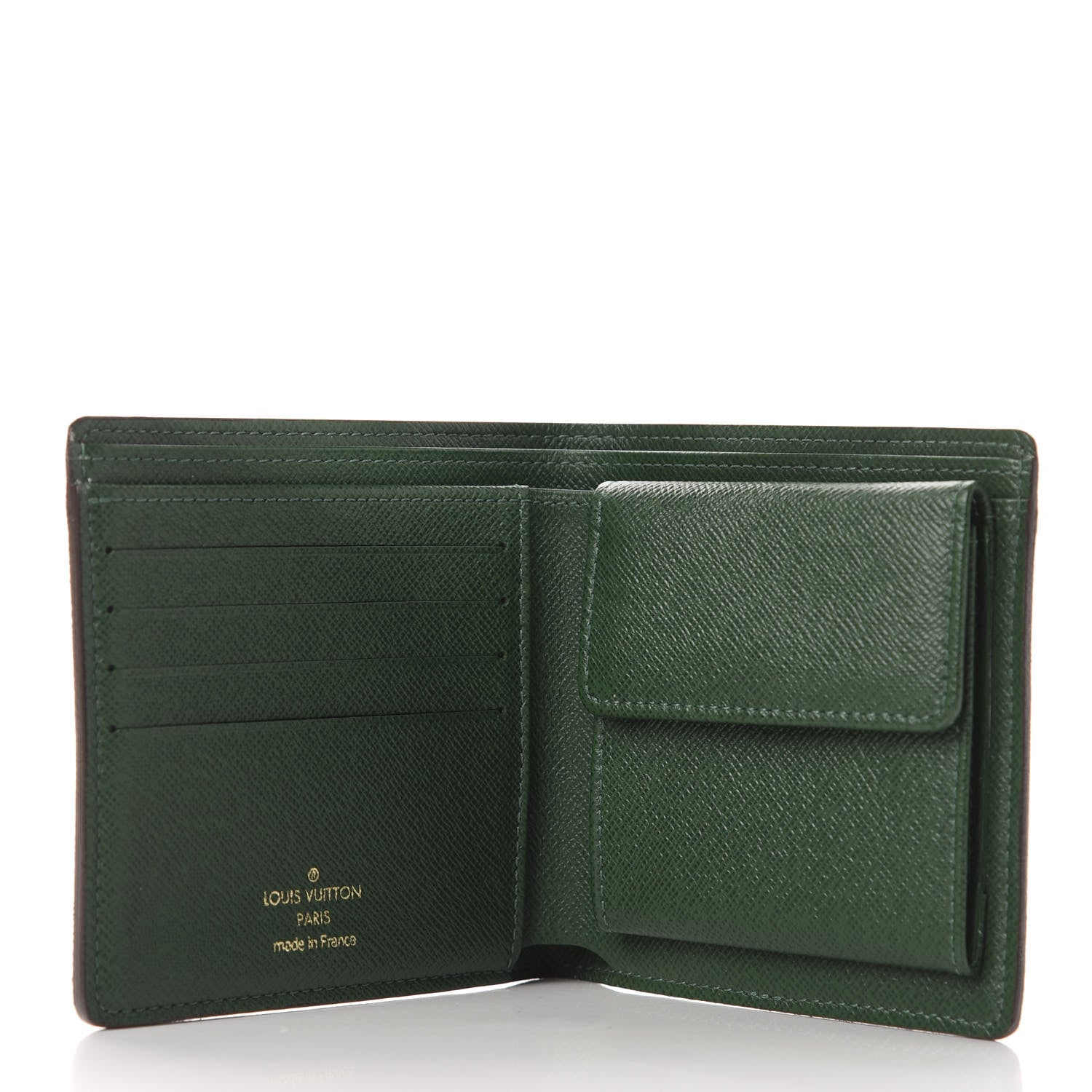 Louis Vuitton Monogram My LV Heritage Marco Wallet Vert Anglais Bleu Clair 5 of 7