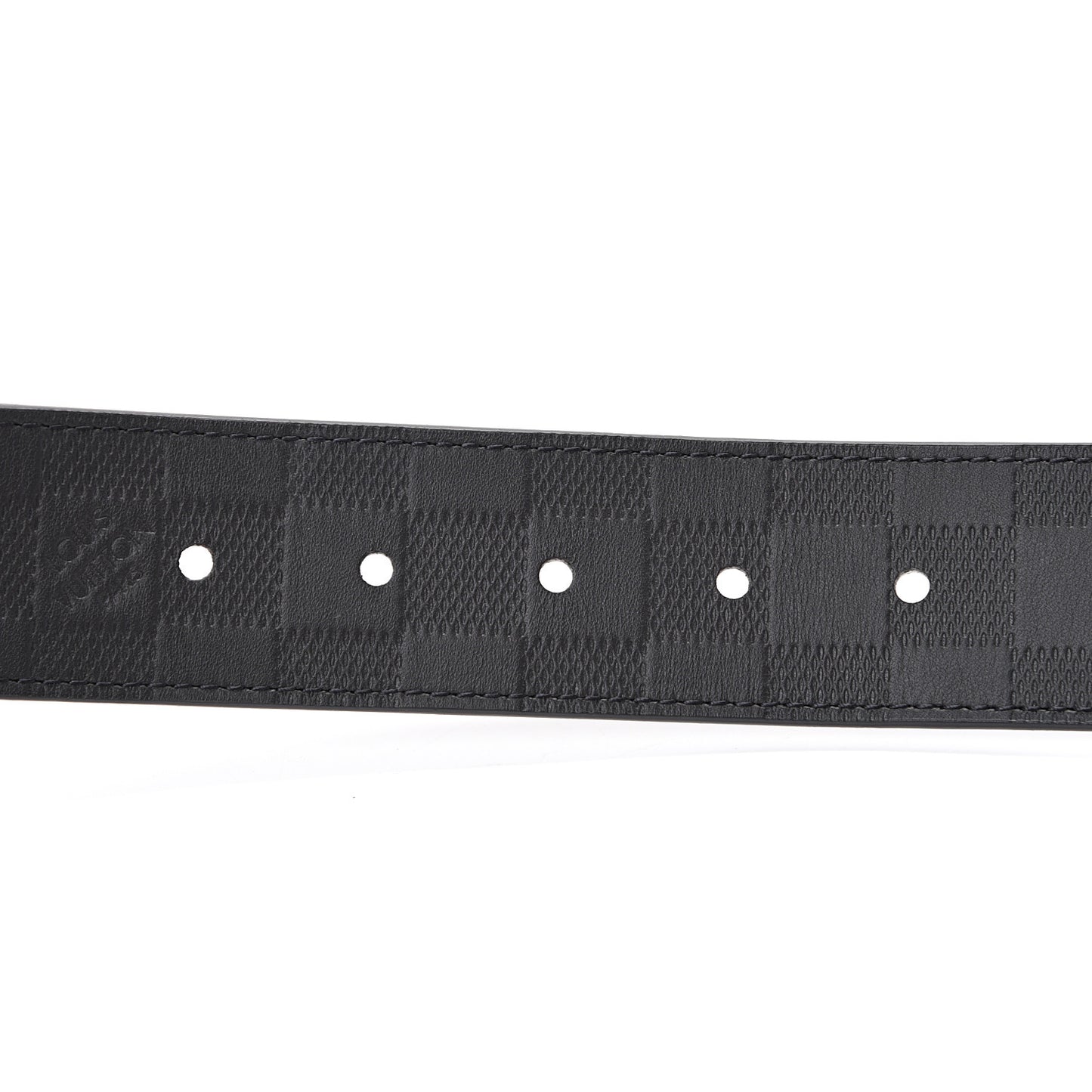 Damier Infini Calfskin 40mm Reversible Belt 100 Black Moka