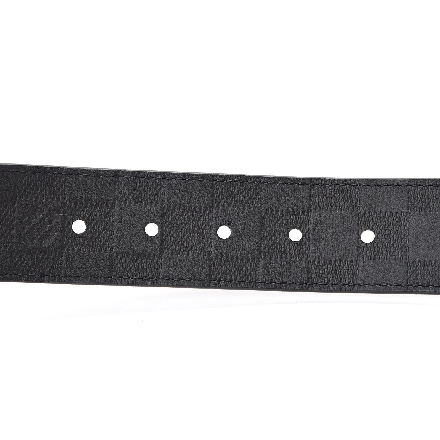 Louis Vuitton Damier Infini Calfskin 40mm Reversible Belt 100 Black Moka 6 of 7