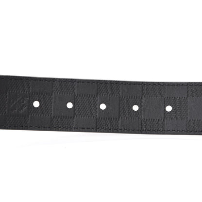 Louis Vuitton Damier Infini Calfskin 40mm Reversible Belt 100 Black Moka 6 of 7