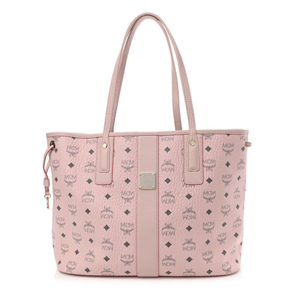 MCM Visetos Medium Liz Reversible Shopper Tote Soft Pink 1 of 13