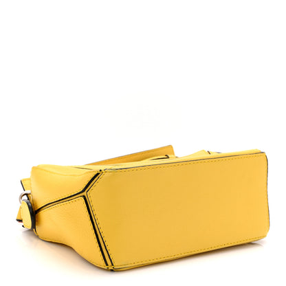 Loewe Calfskin Mini Puzzle Bag Yellow 4 of 11