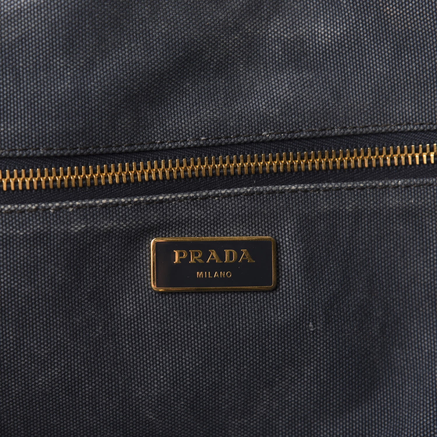 Prada Canvas Canapa Logo Tote Blue 8 of 9