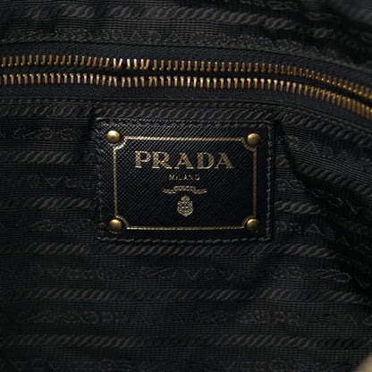 Prada Tessuto Nylon Soft Calf Tote Black 6 of 11