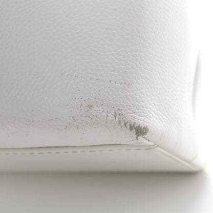 Chanel Caviar Jumbo Kelly Flap White 13 of 13