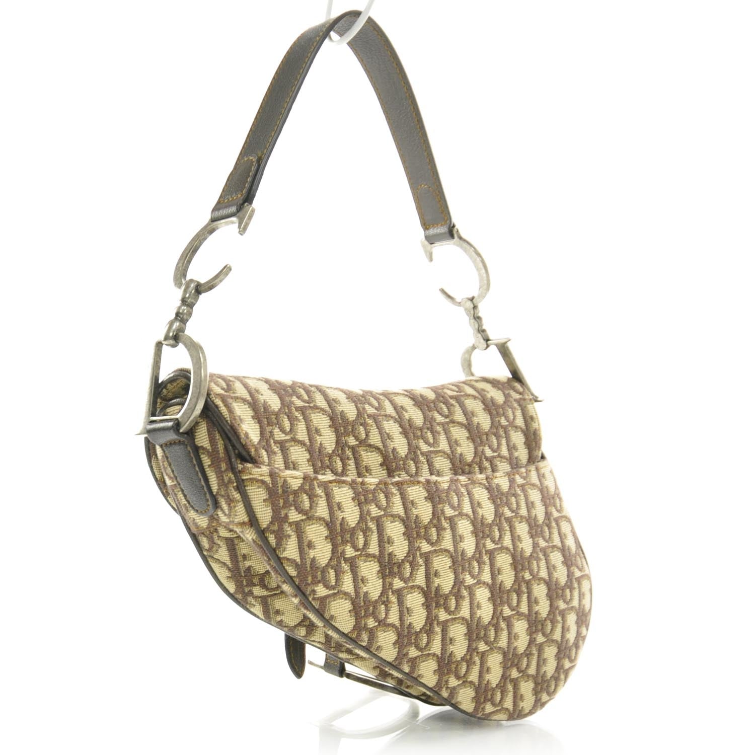 Christian Dior Monogram Saddle Bag Brown 4 of 9