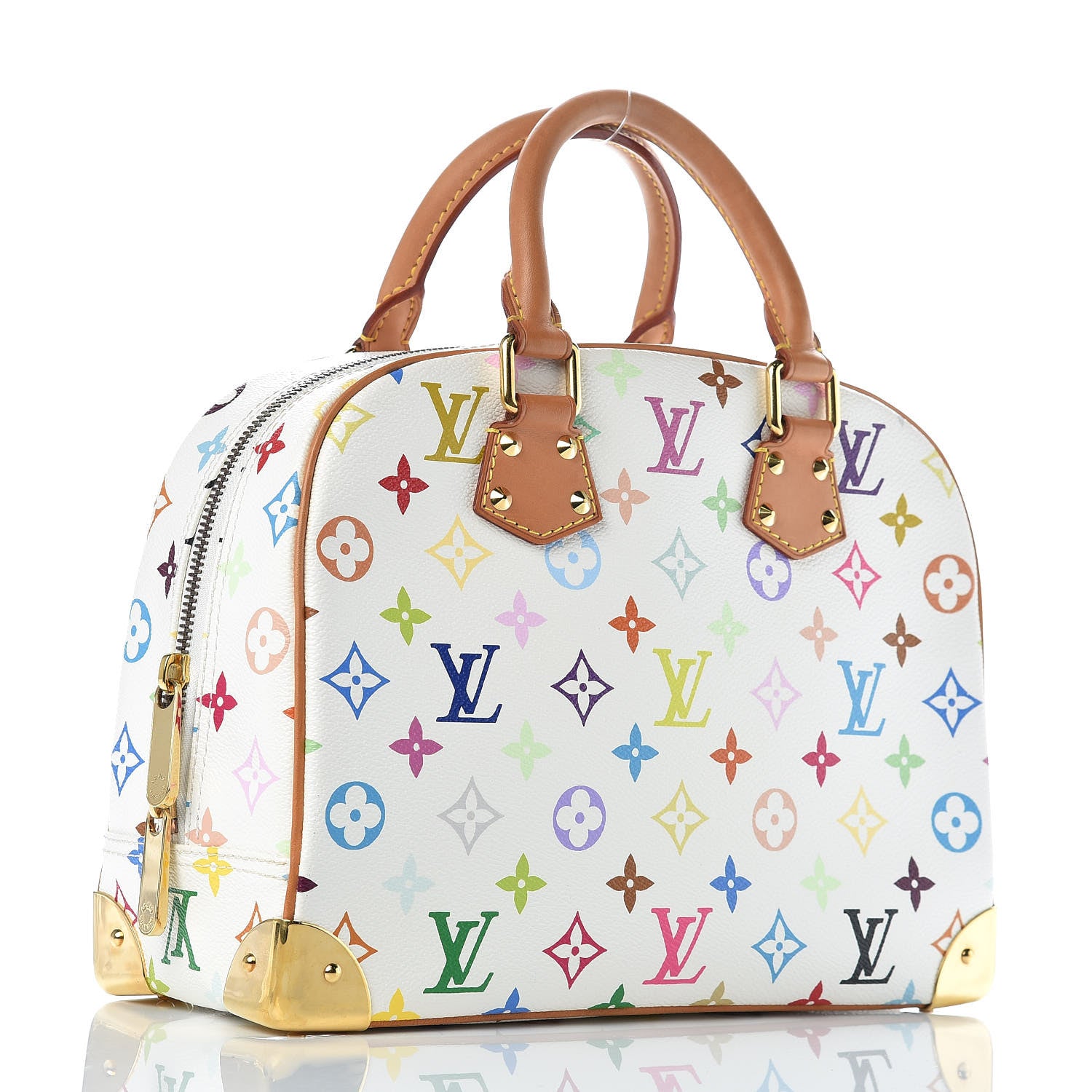 Louis Vuitton Monogram Multicolor Trouville White 3 of 14