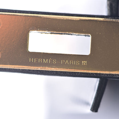 Hermes Swift Kelly Cut Clutch Pochette Black 9 of 24