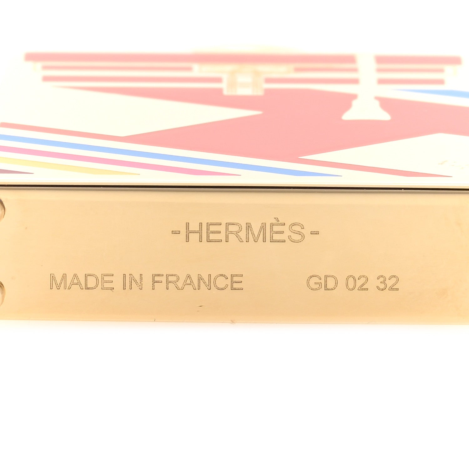 Hermes Metal Lacquer Laque H Vibration Kelly Curiosite Charm Acidule 3 of 4