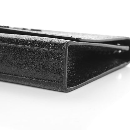 Saint Laurent Metallic Sparkle Calfskin Medium Monogram Kate Satchel Black 14 of 15