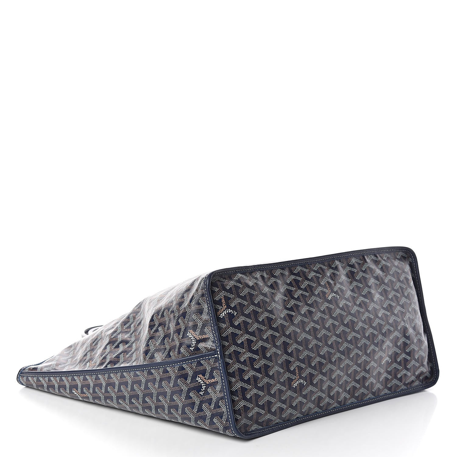 Goyard Goyardine Reversible Anjou GM Navy 7 of 14
