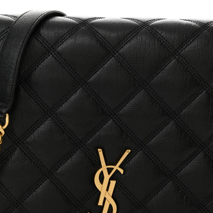 Saint Laurent Lambskin Quilted Mini Becky Chain Bag Black 8 of 11