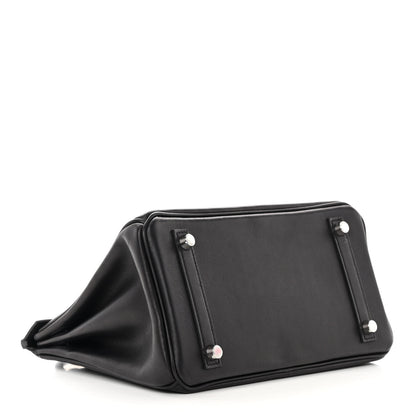Hermes Veau Volupto Rock Birkin 25 Black 4 of 14