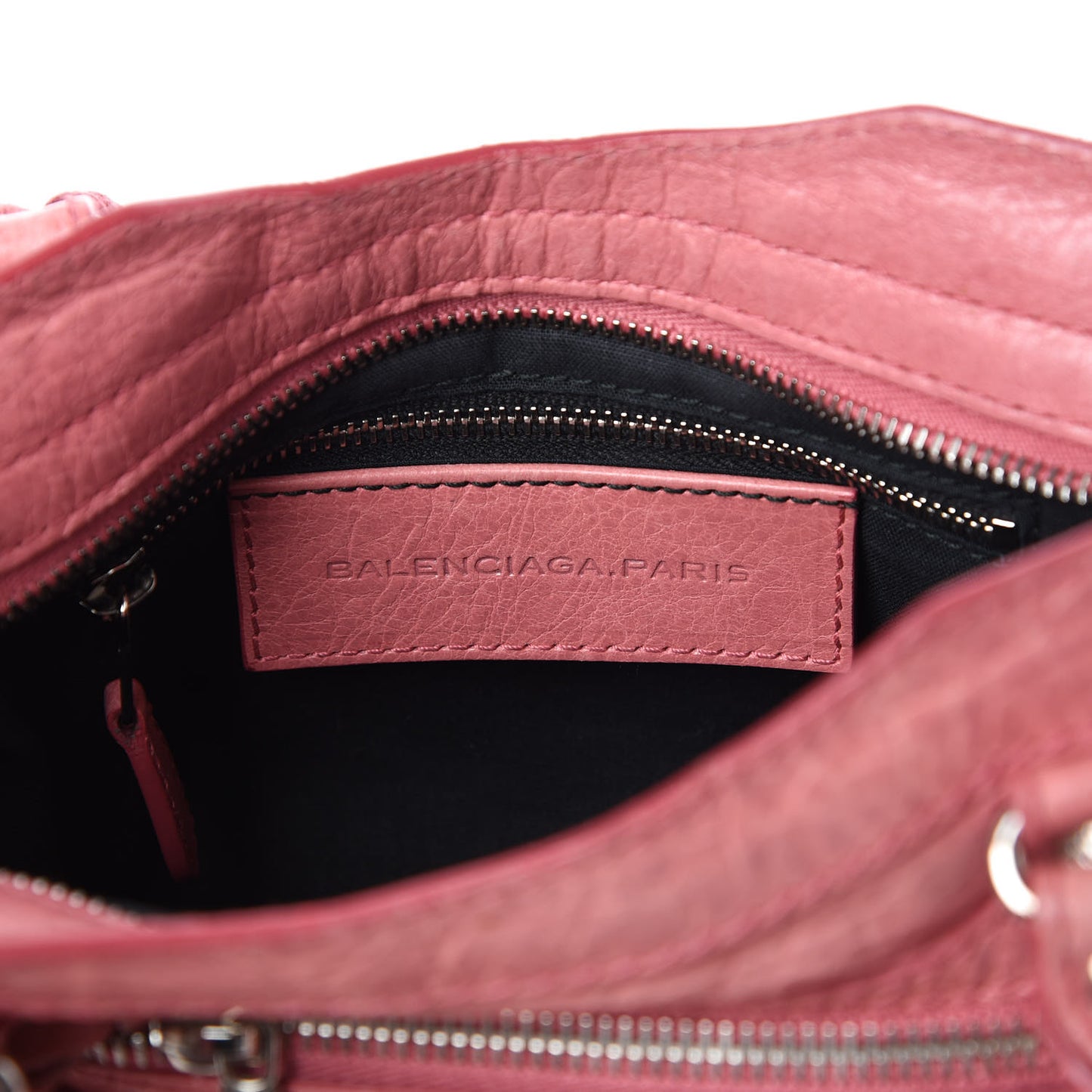 Agneau Giant 12 Silver Hardware Mini City Rose Bombon Raspberry