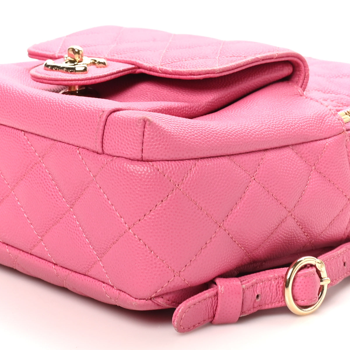 Caviar Quilted Small CC Day Backpack Pink