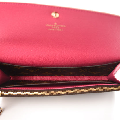Louis Vuitton Monogram Bloom Flower Emilie Wallet 5 of 6
