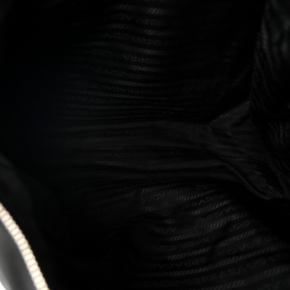 Tessuto Nylon Saffiano Tote Black