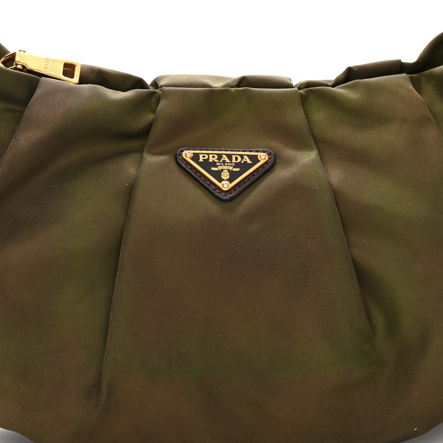 Prada Tessuto Nylon Vitello Daino Hobo Bruciato 9 of 15