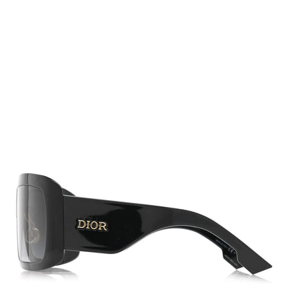 Christian Dior Acetate DiorSo Light 2 Shield Sunglasses Black 3 of 9