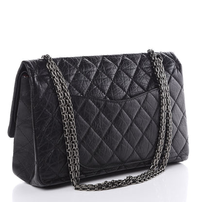 Chanel Aged Calfskin Quilted 2.55 Reissue 227 Flap Black 3 of 9