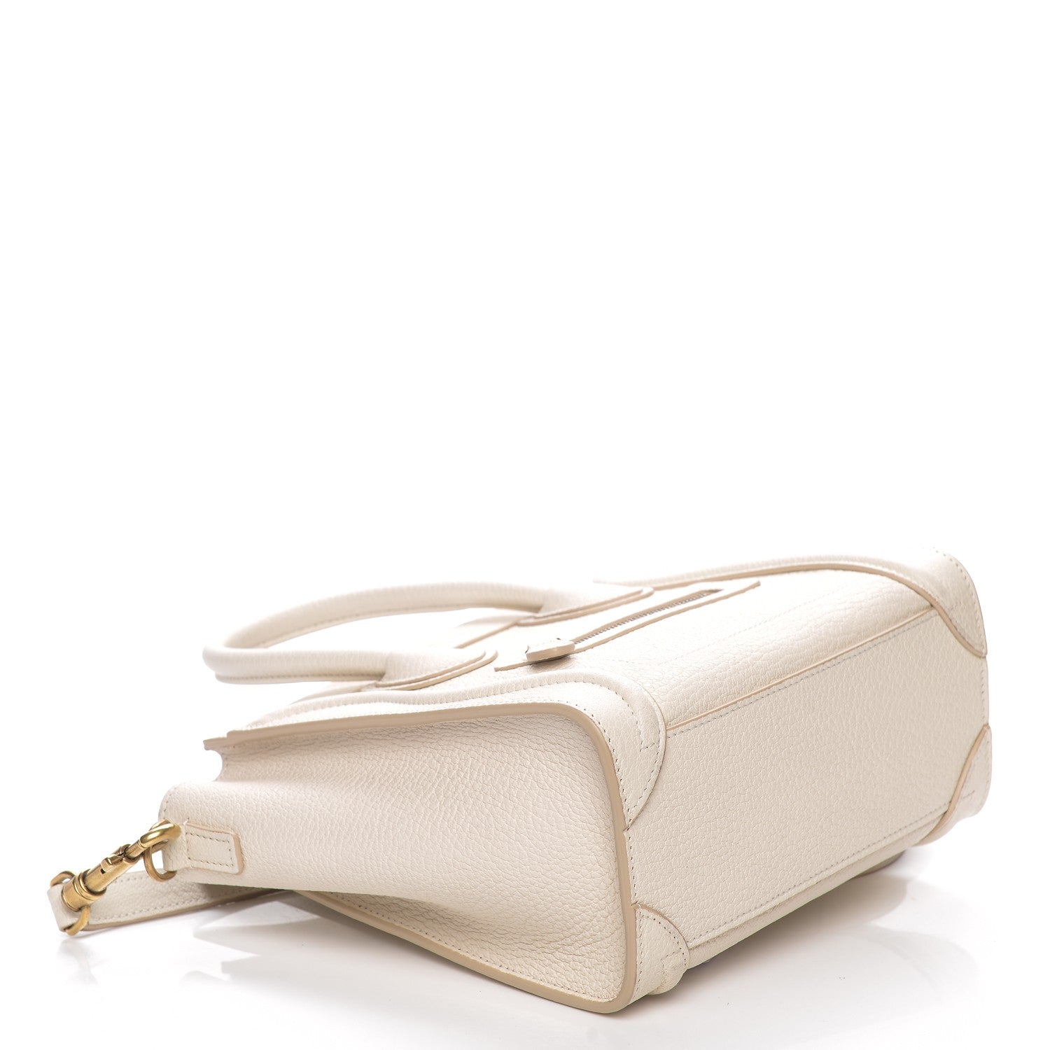 Celine Goatskin Nano Luggage White 4 of 6