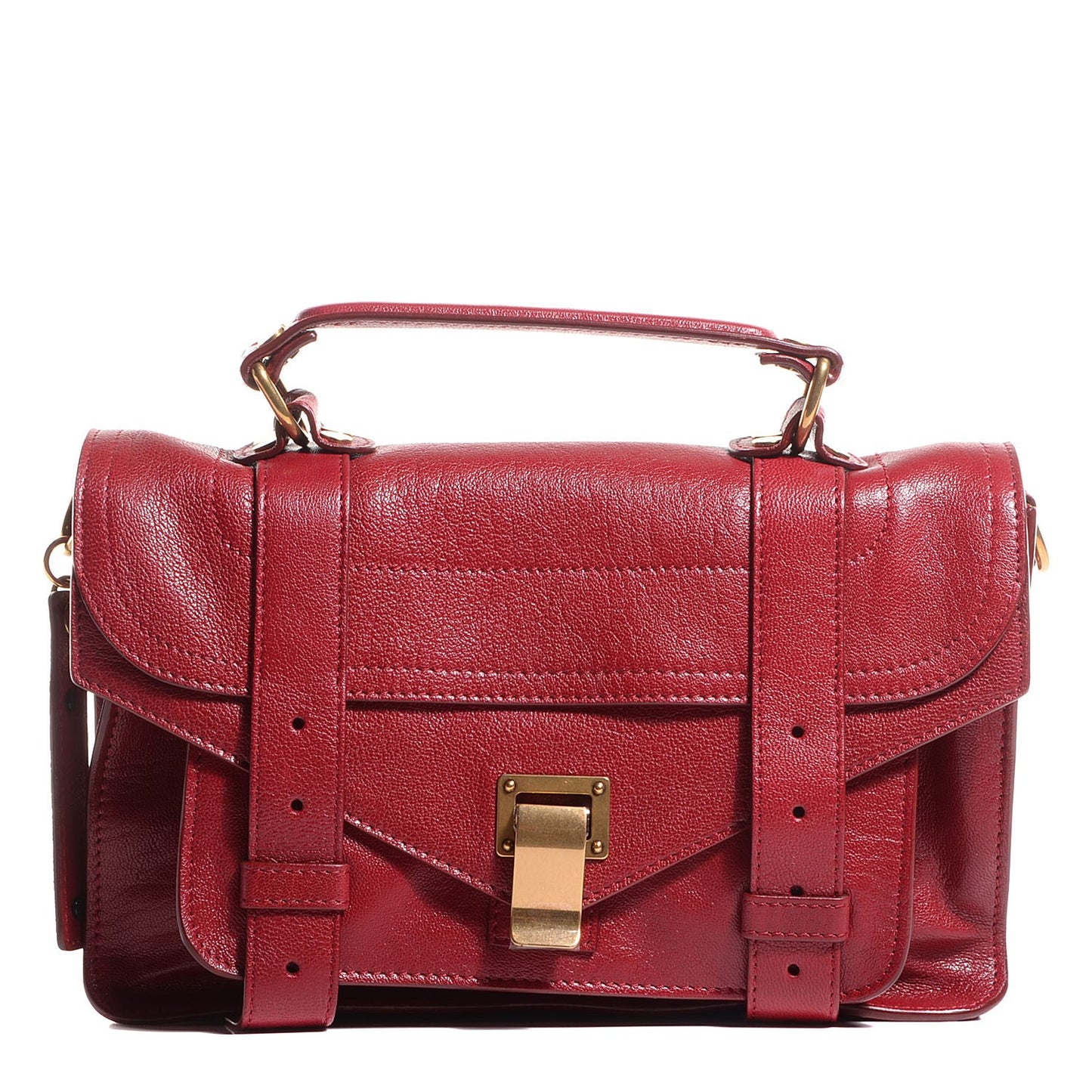 Lambskin Tiny PS1 Satchel Crimson