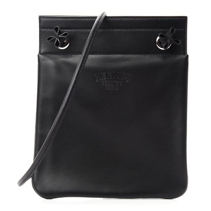 Hermes Milo Lambskin Swift Mini Aline Black 1 of 11