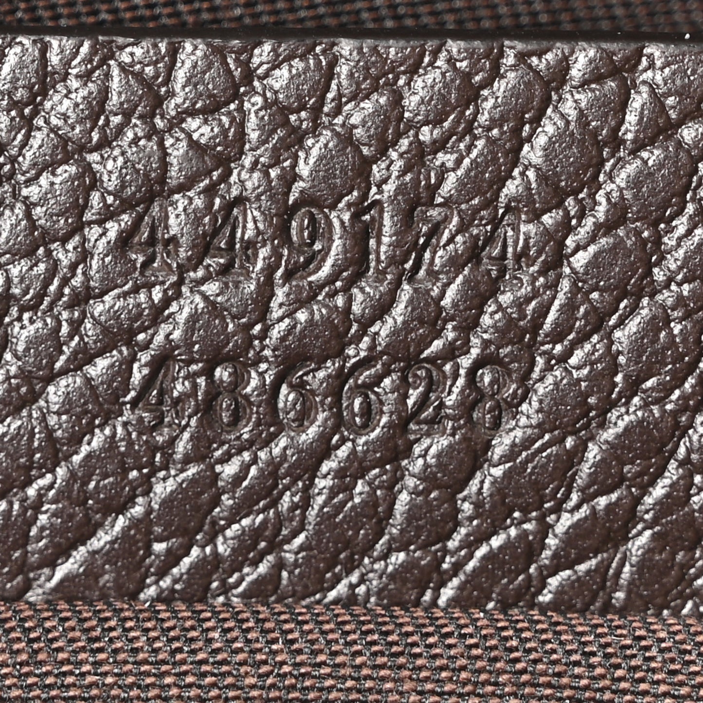 Monogram Belt Bag Dark Brown