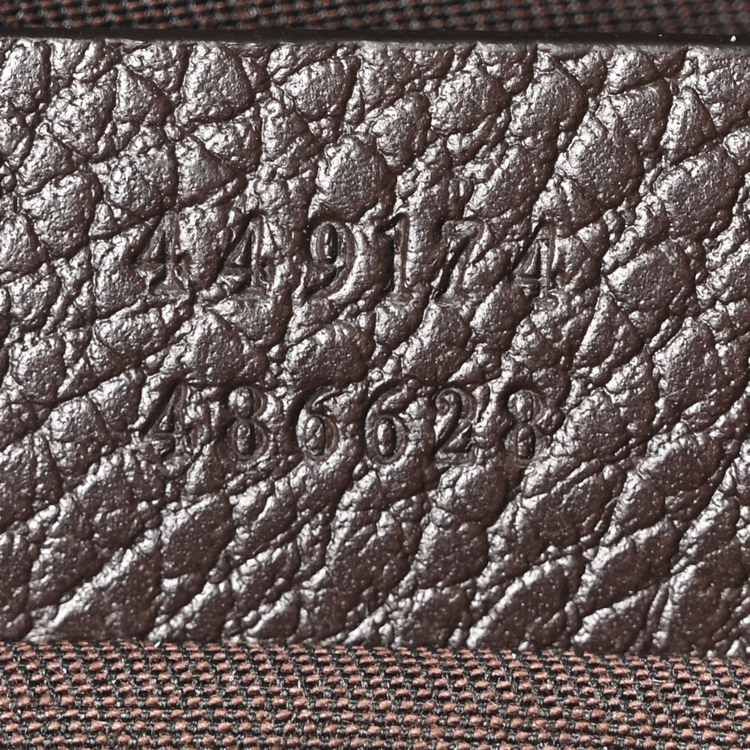 Gucci Monogram Belt Bag Dark Brown 7 of 10