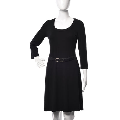 Chanel Calfskin CC Logo Belt 80 32 Black 2 of 8