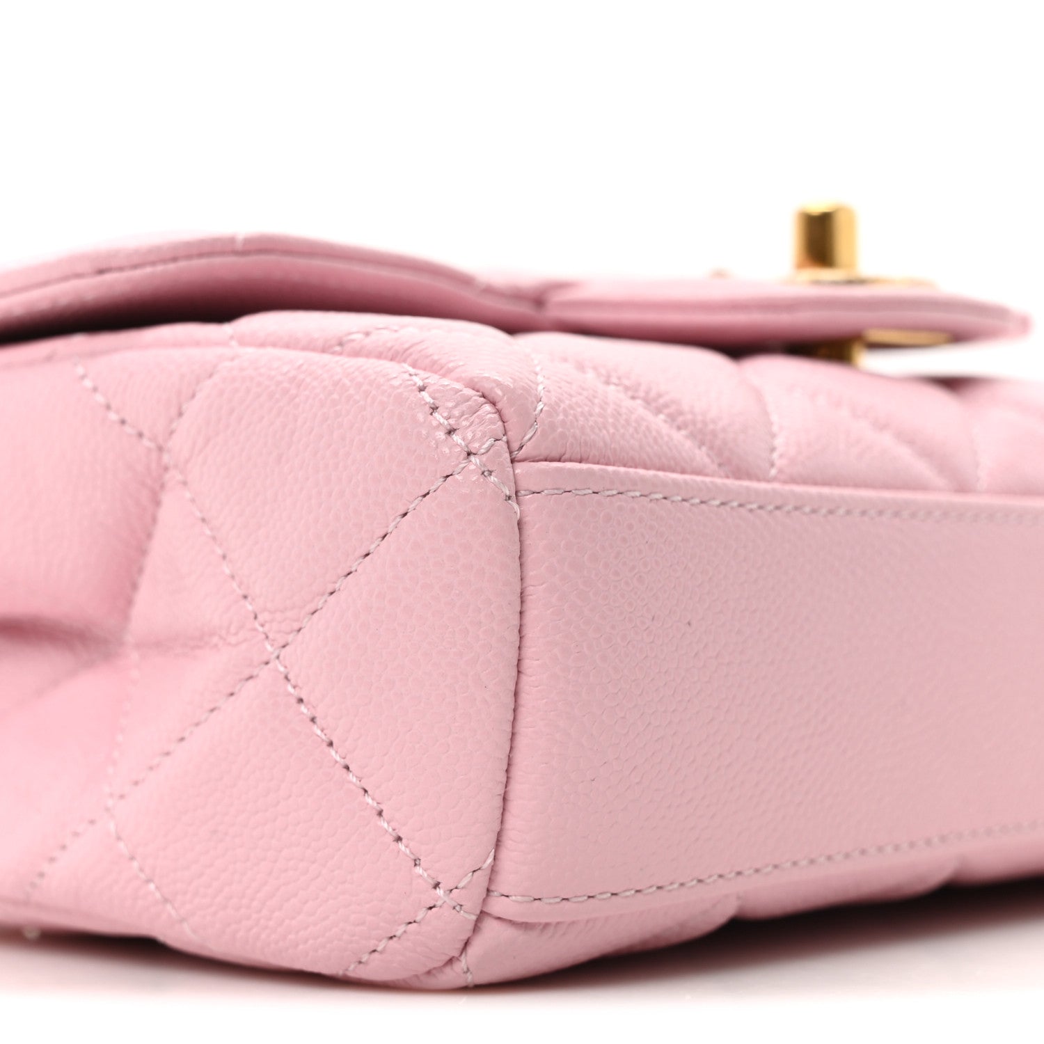 Chanel Caviar Quilted Mini Flap Light Pink 9 of 10